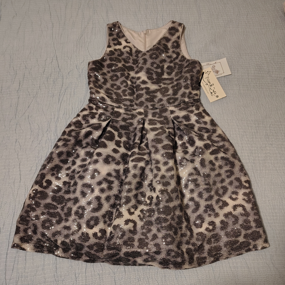Leopard Print Kids Dress